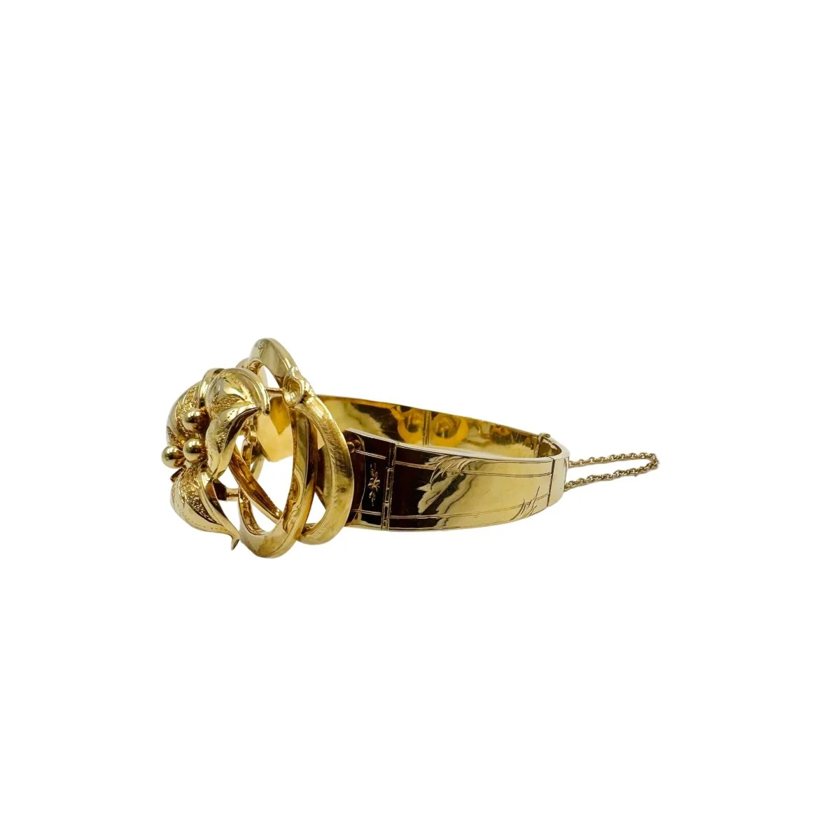 Yellow gold Cuff bracelet - Image 3