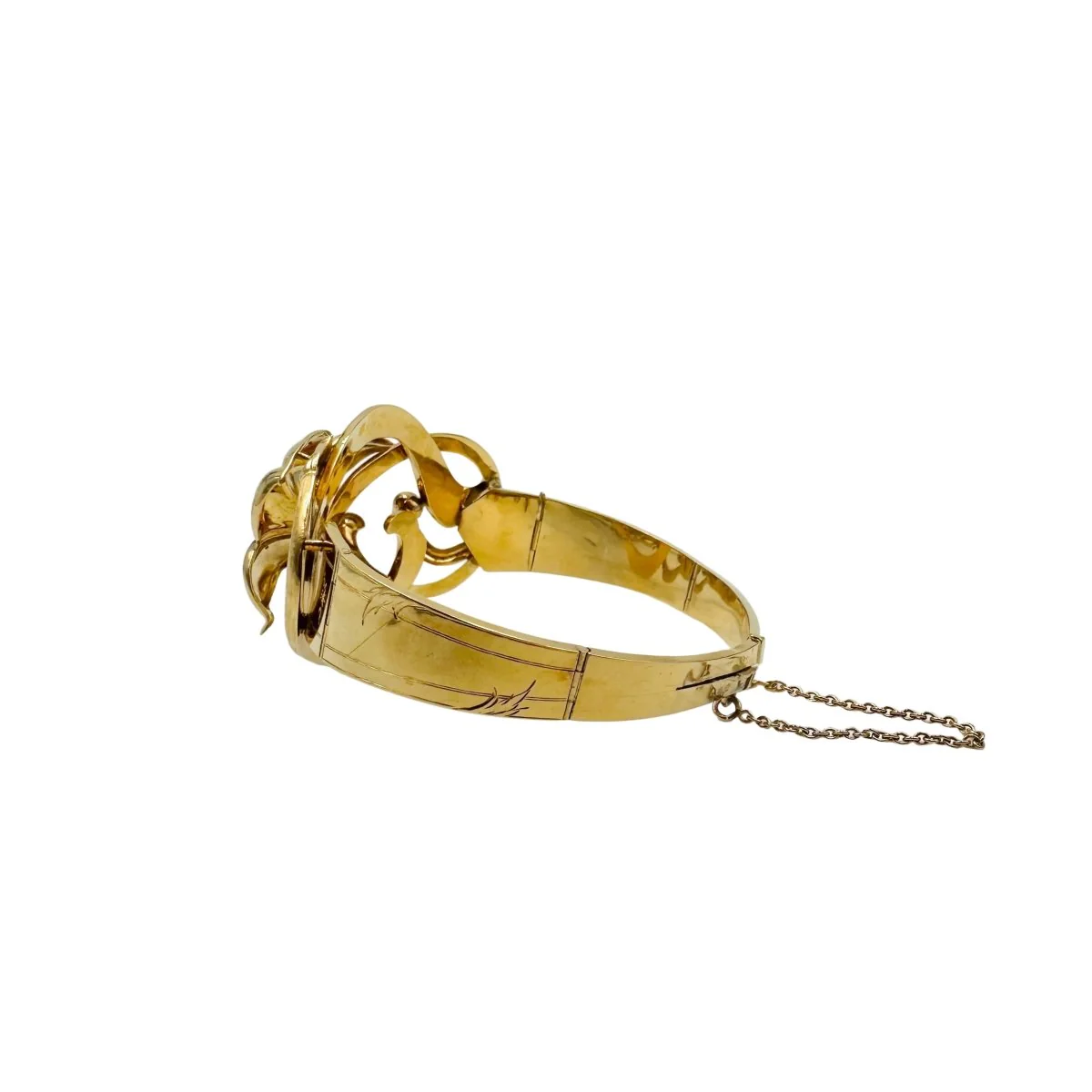 Yellow gold Cuff bracelet - Image 4
