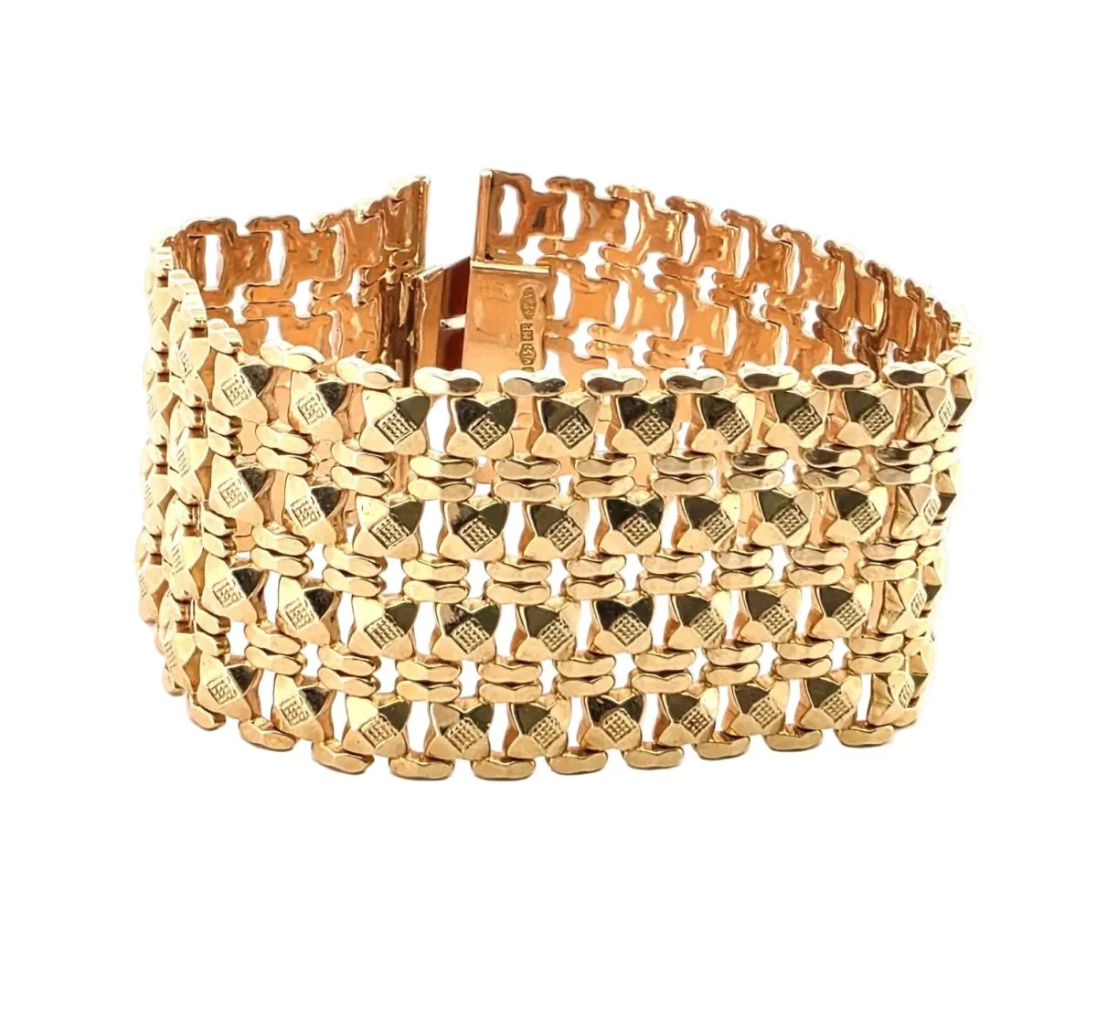 Yellow gold Cuff bracelet