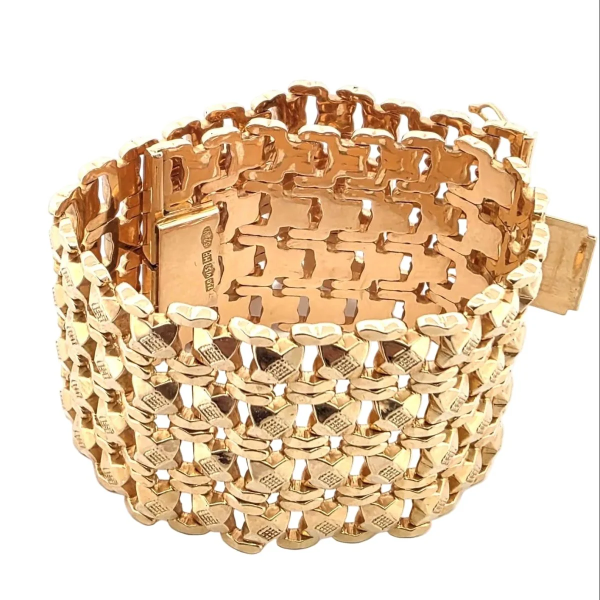 Yellow gold Cuff bracelet - Image 3