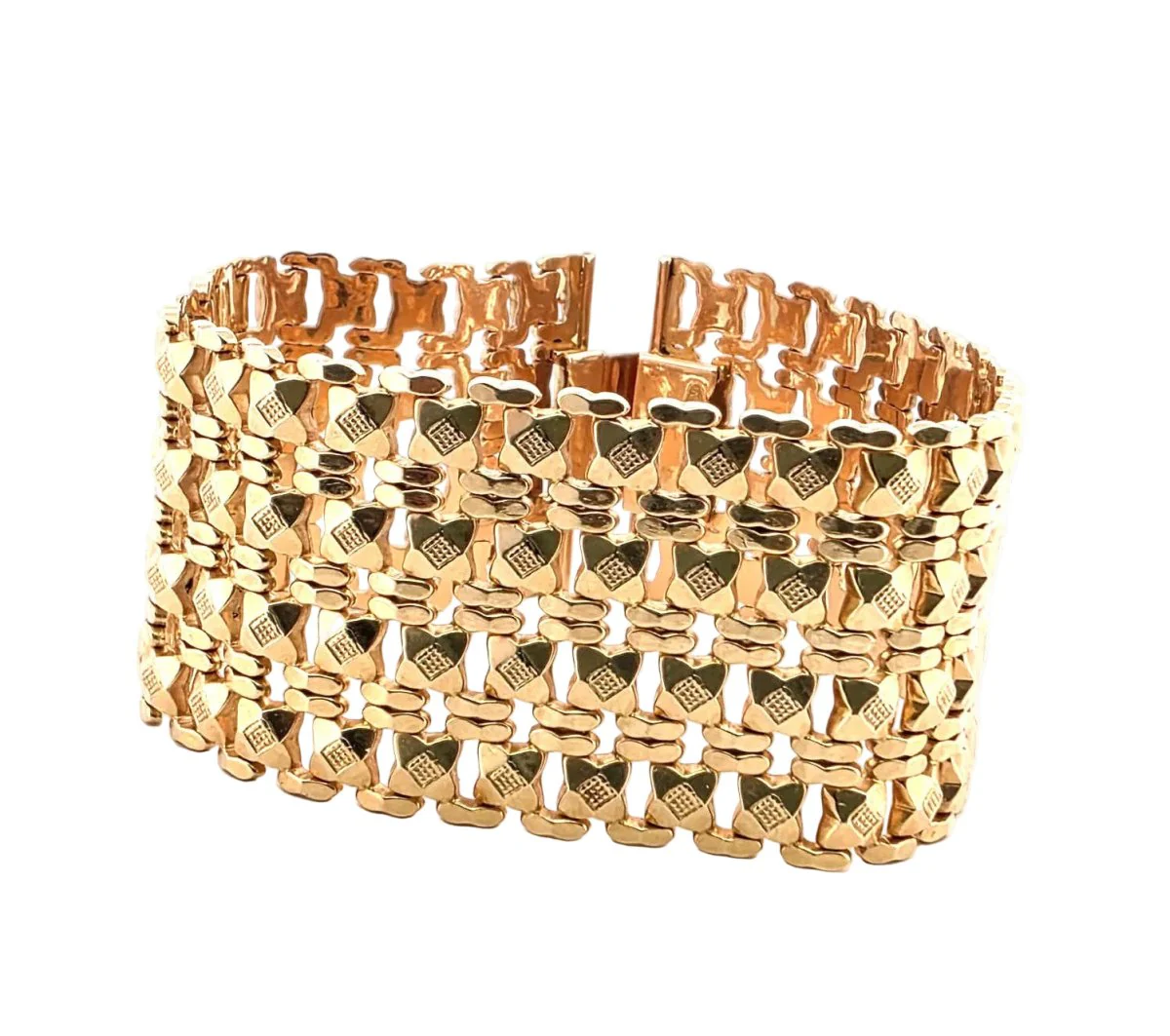 Yellow gold Cuff bracelet - Image 4