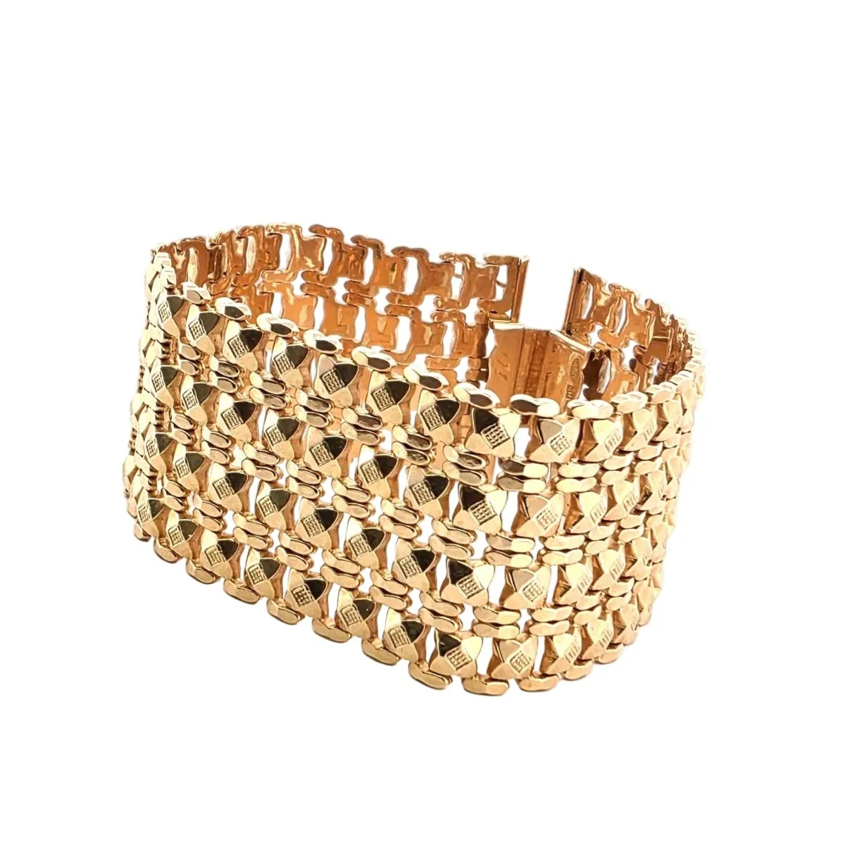 Yellow gold Cuff bracelet - Image 5