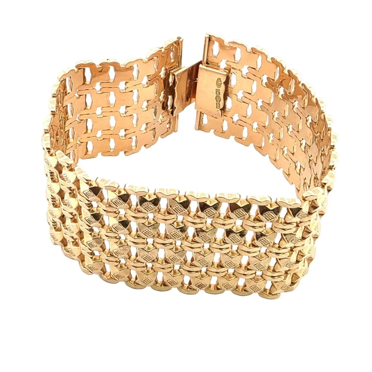 Yellow gold Cuff bracelet - Image 6