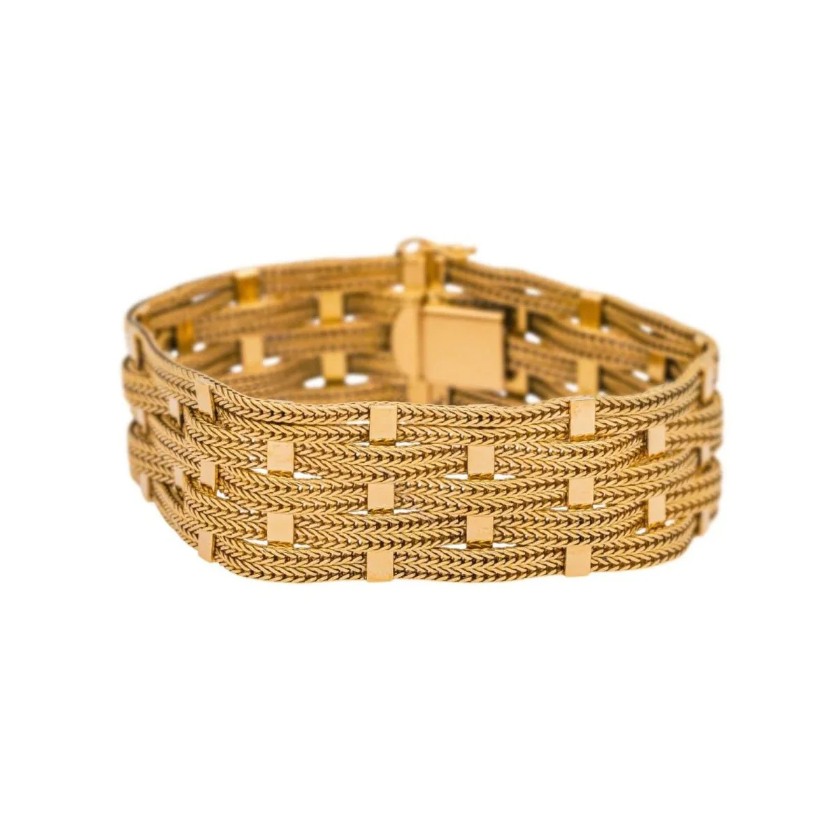 Bracelet Yellow gold cuff