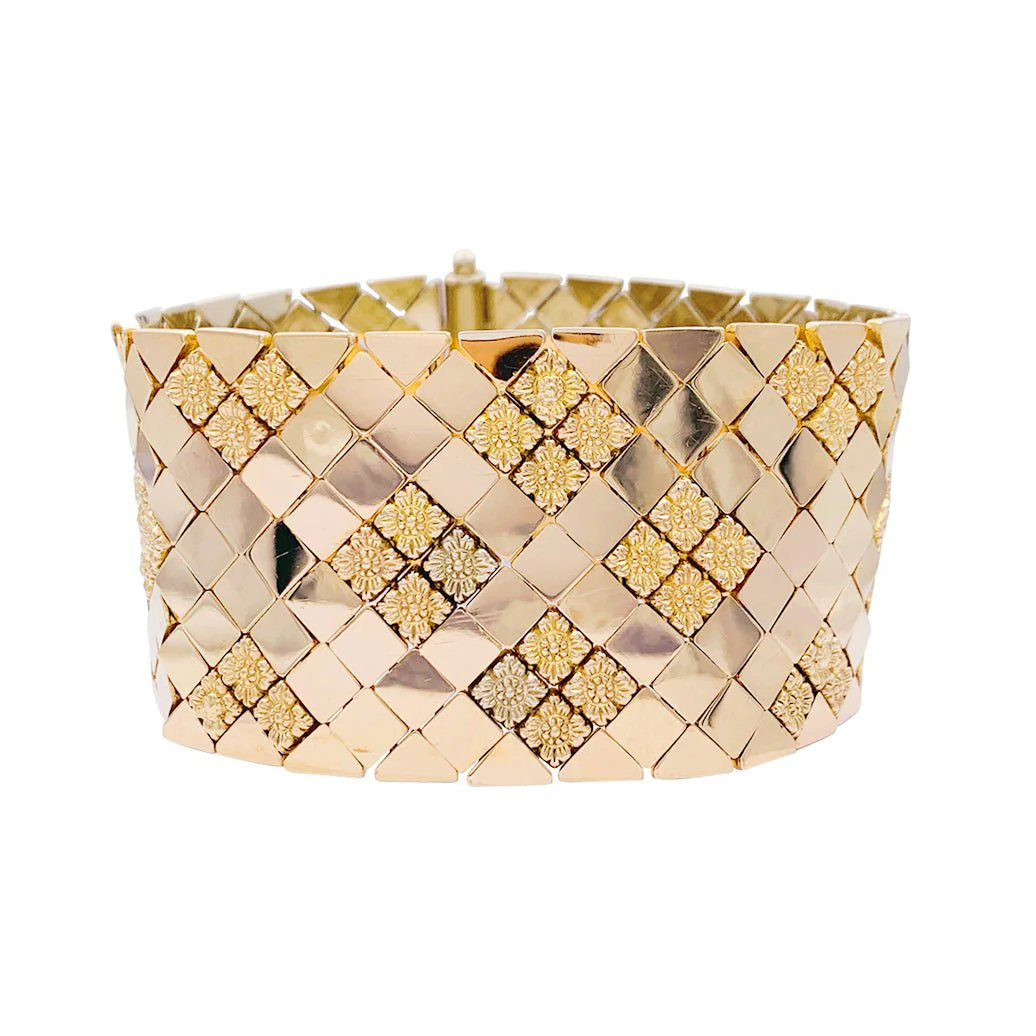 Rose gold cuff bracelet