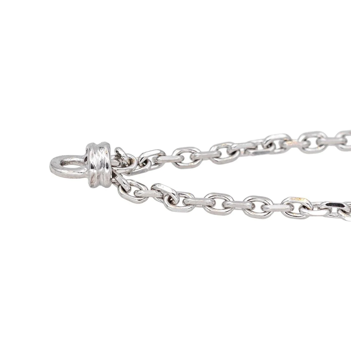 Maille bracelet in white gold and diamonds - Image 7