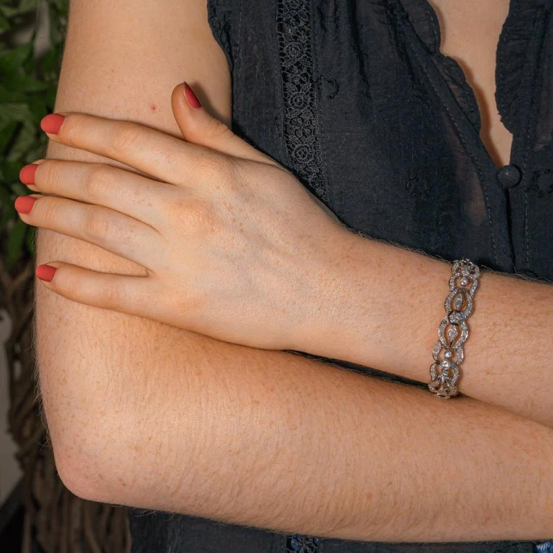 Bracelet White gold diamond - Image 2