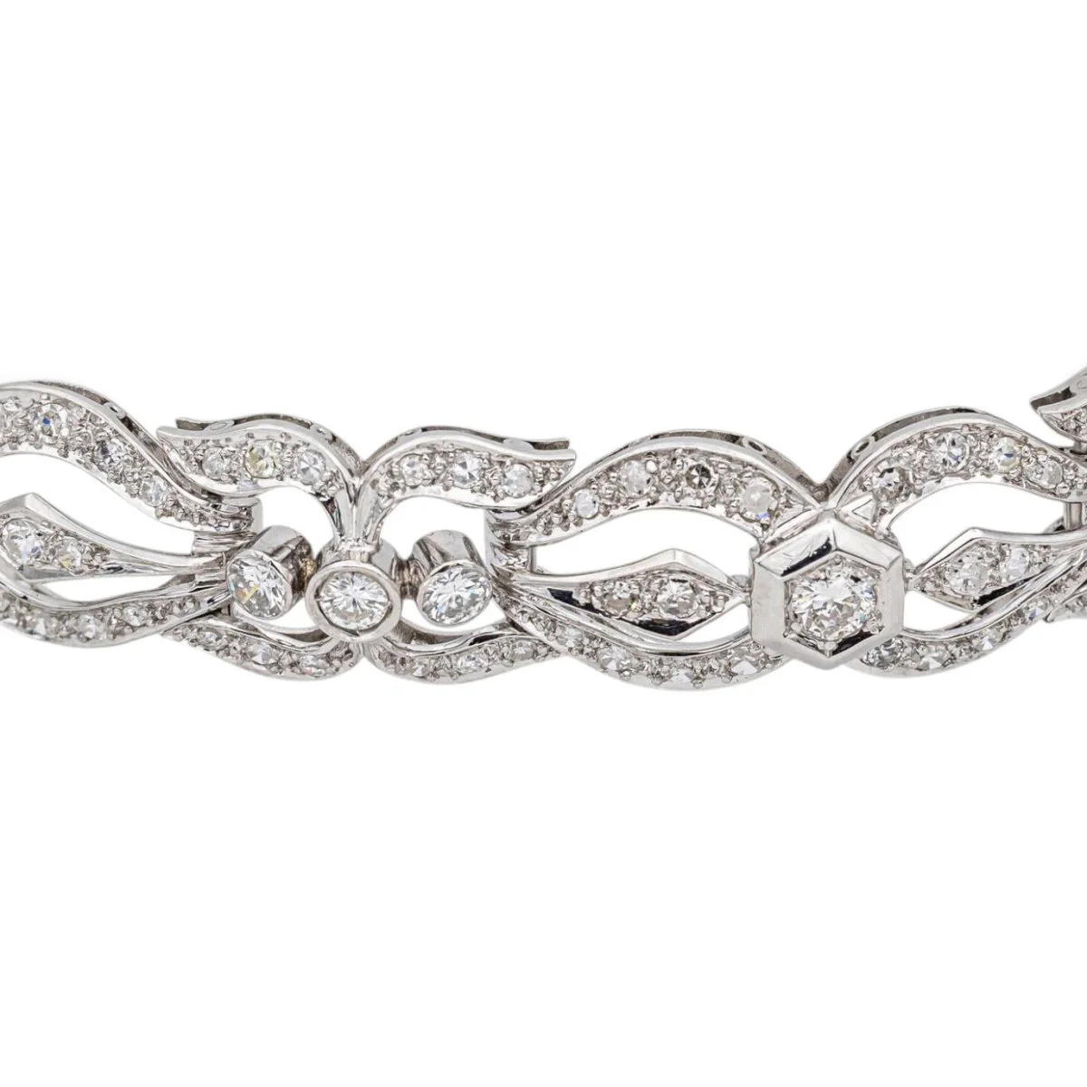 Bracelet White gold diamond - Image 5