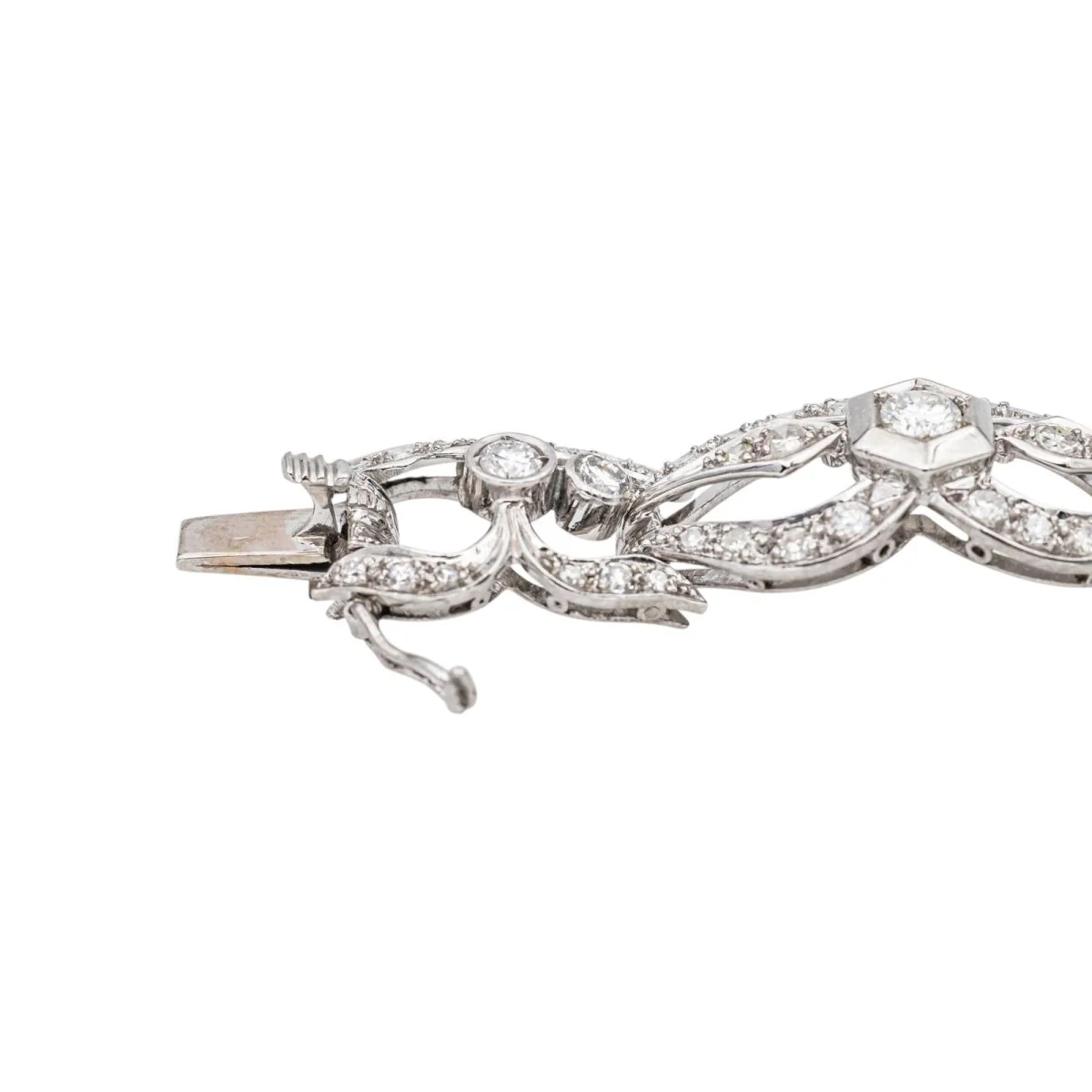 Bracelet White gold diamond - Image 7