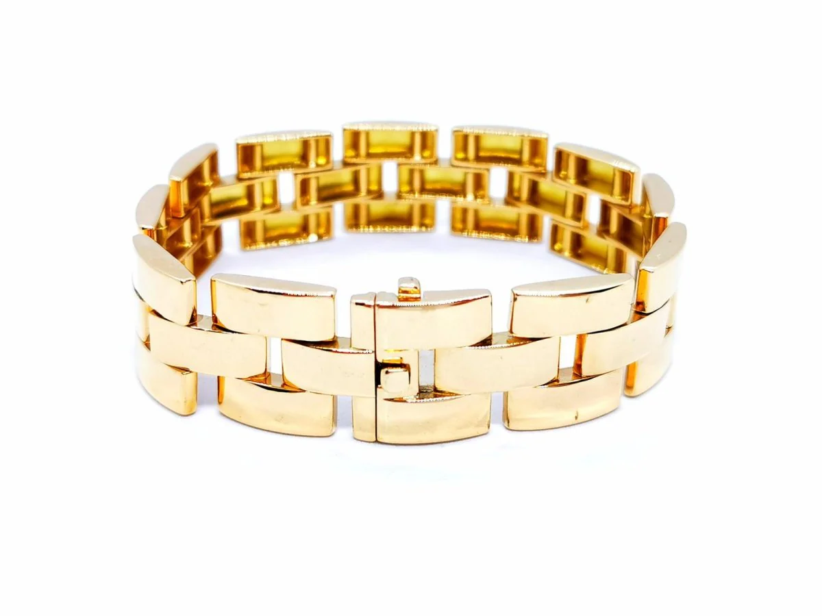 Yellow gold bracelet