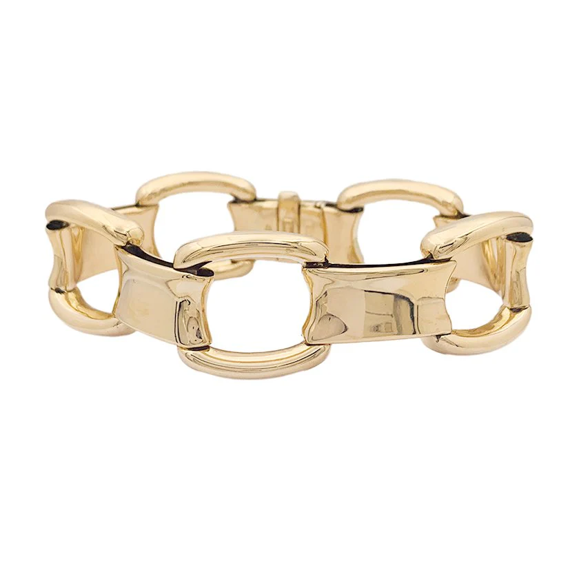 Maille bracelet in yellow gold