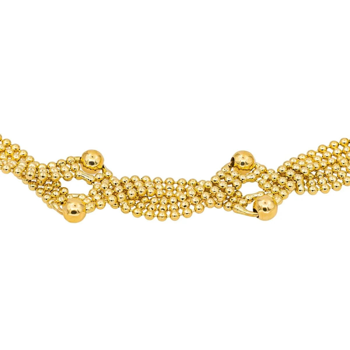 Flexible bracelet in yellow gold - Image 4