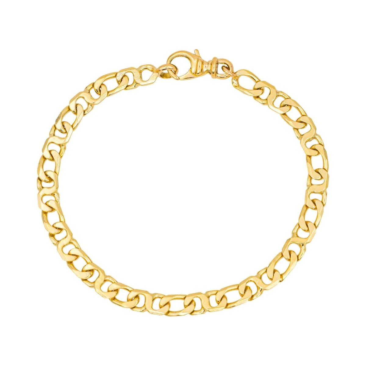 Maille bracelet in yellow gold - Image 4