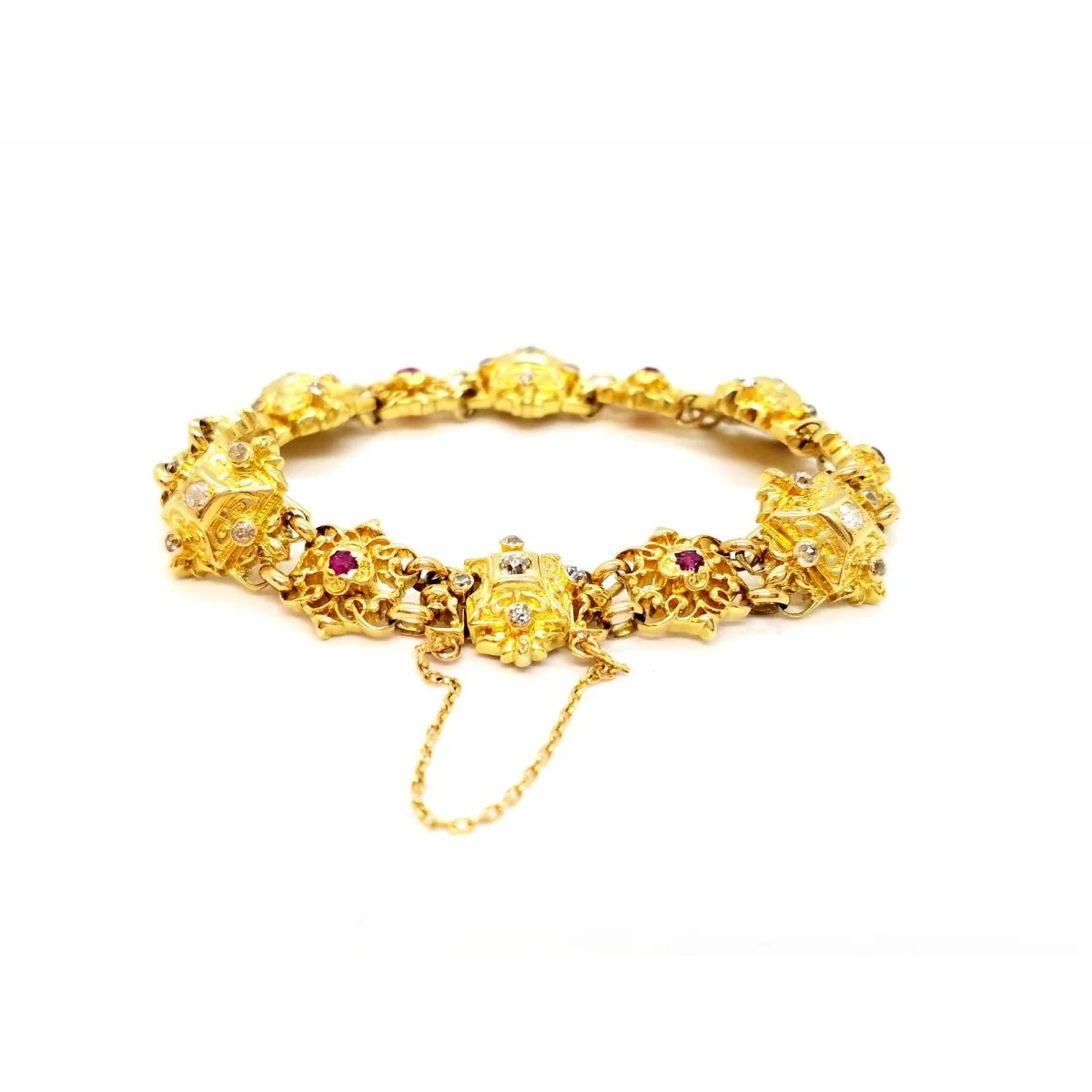 Yellow Gold Diamond Bracelet - Image 13