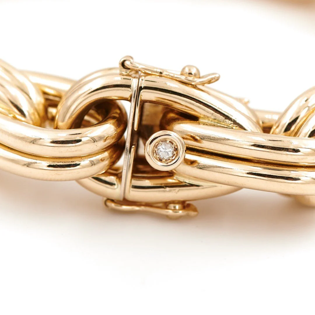 Yellow Gold Diamond Bracelet - Image 4