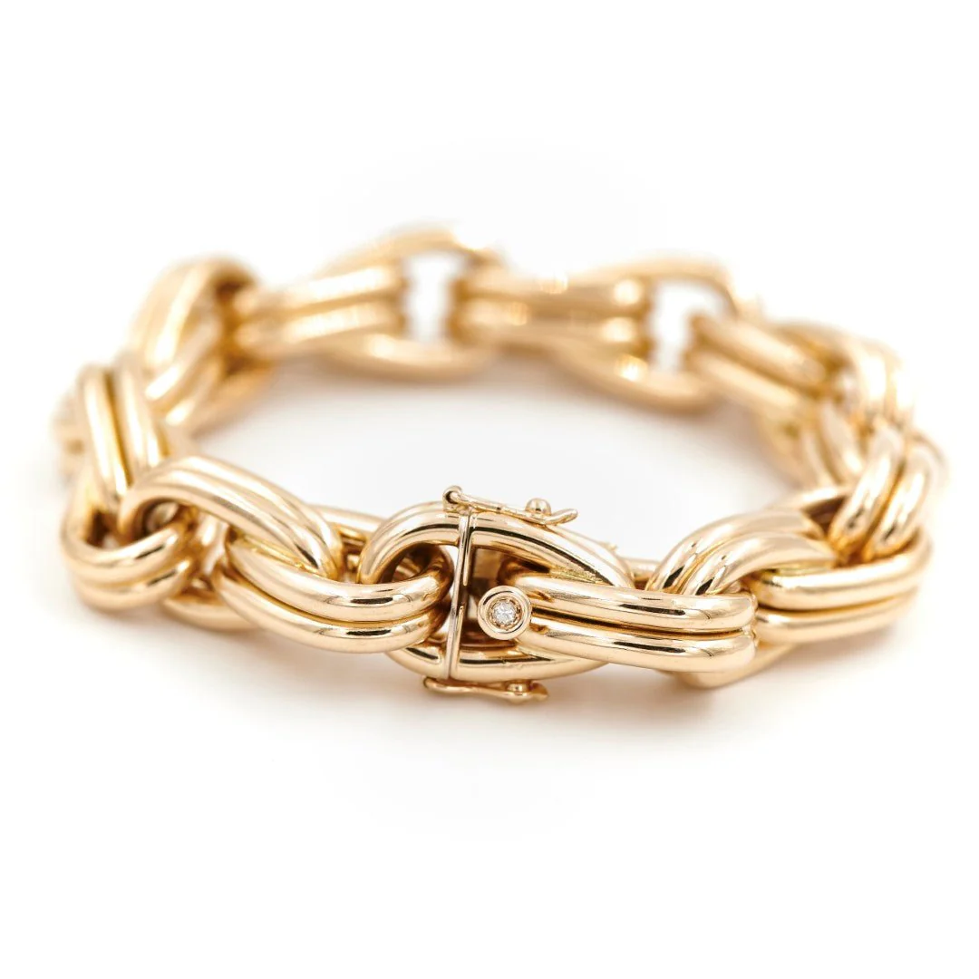 Yellow Gold Diamond Bracelet - Image 5