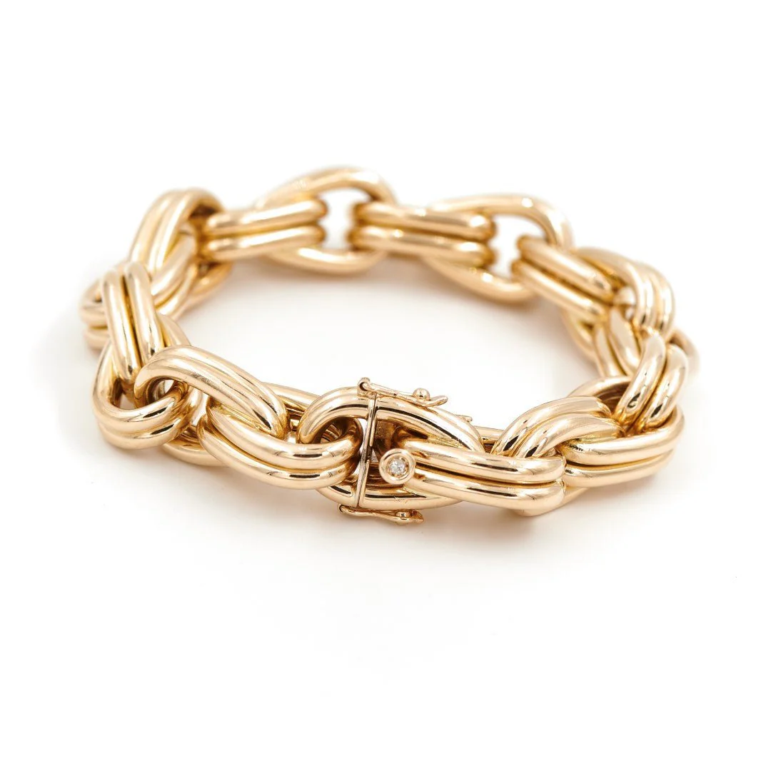 Yellow Gold Diamond Bracelet - Image 6