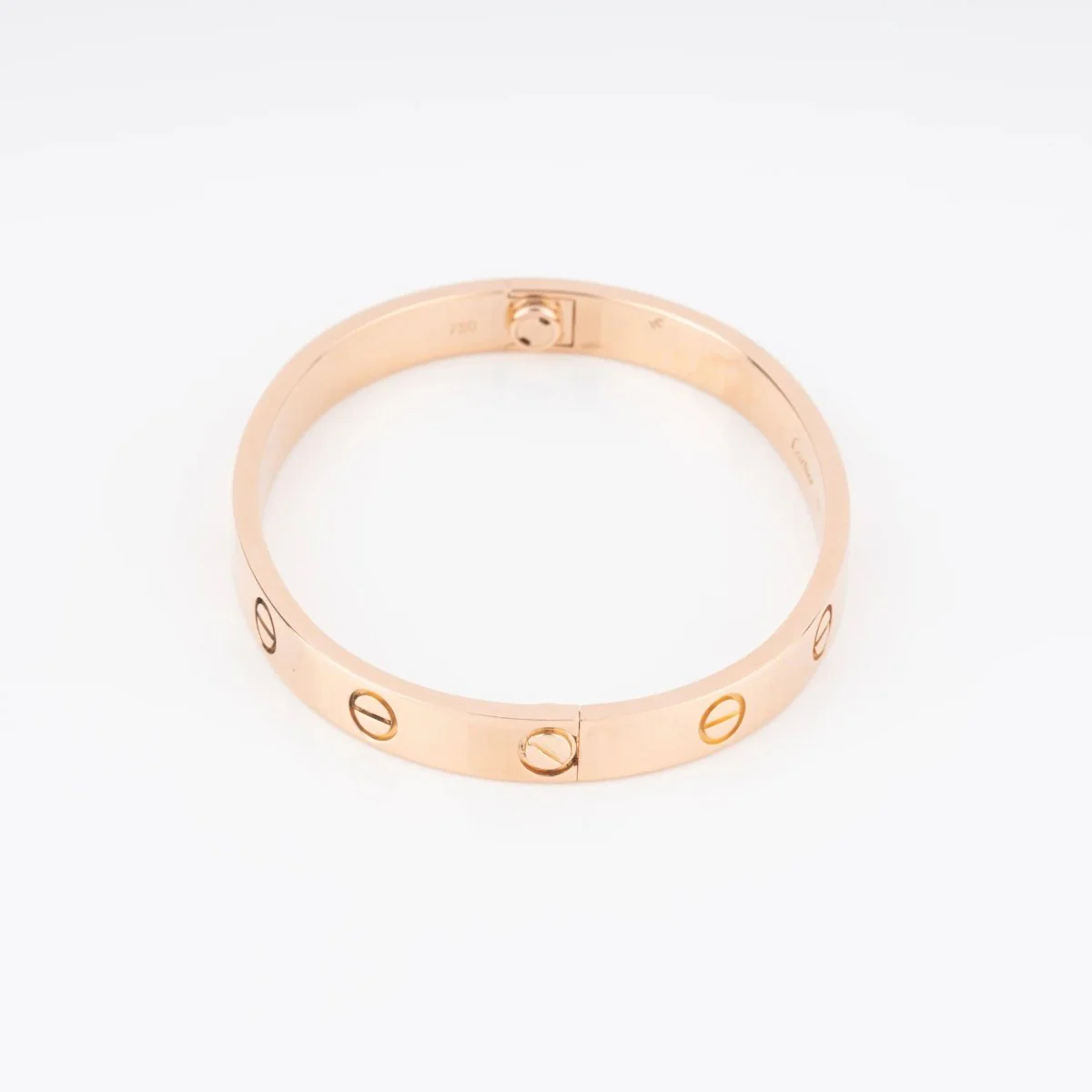 CARTIER “Love” bangle bracelet in pink gold - Image 4
