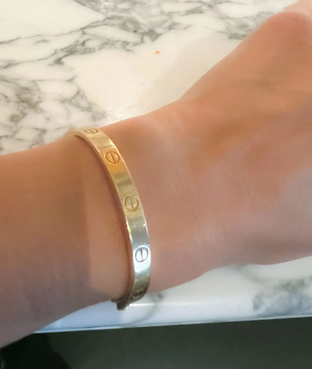 CARTIER “Love” bangle bracelet in pink gold - Image 5