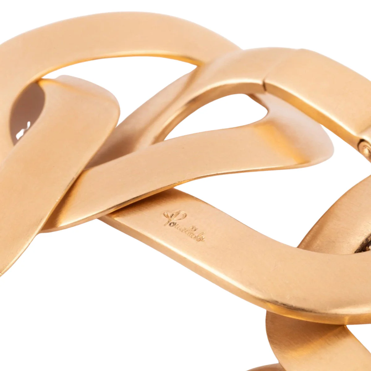 Pink gold bracelet with white and cognac diamonds from Pomellato - Image 6