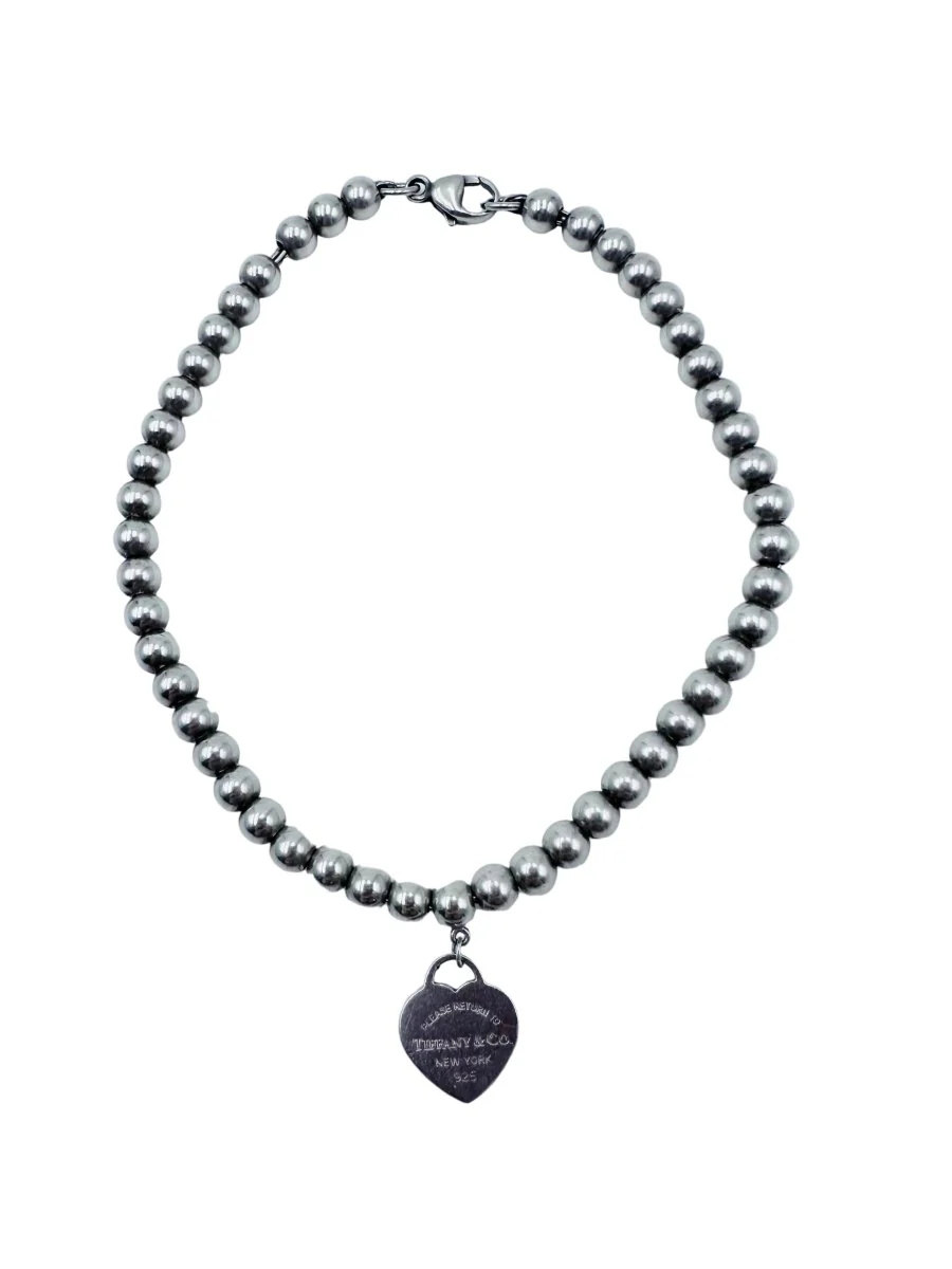 TIFFANY & CO. "Return to Tiffany" Silver Pearl Bracelet
