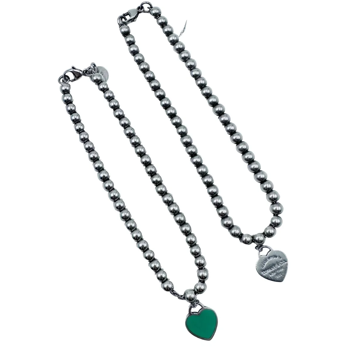TIFFANY & CO. "Return to Tiffany" Silver Pearl Bracelet - Image 10