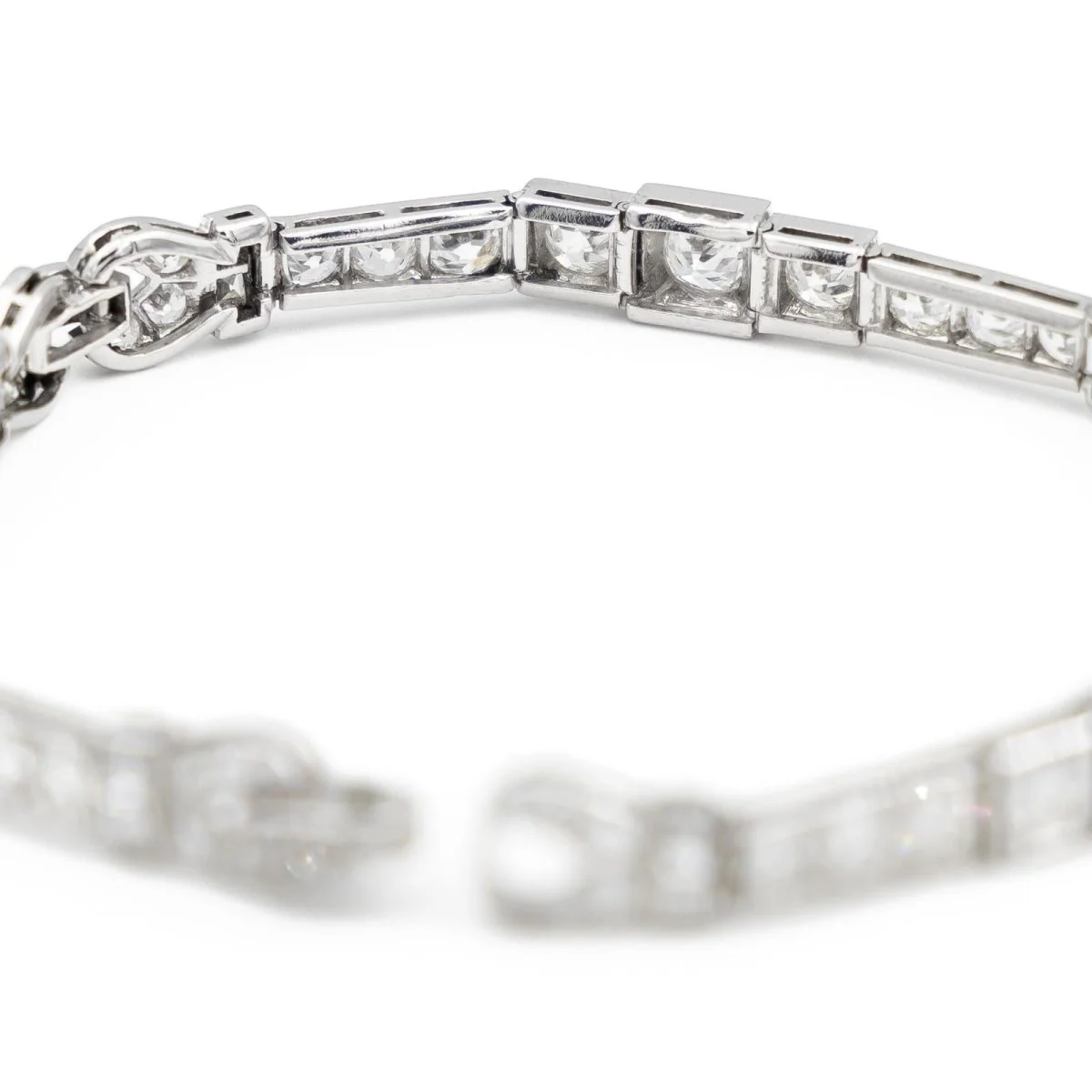 Platinum Diamond Bracelet - Image 4