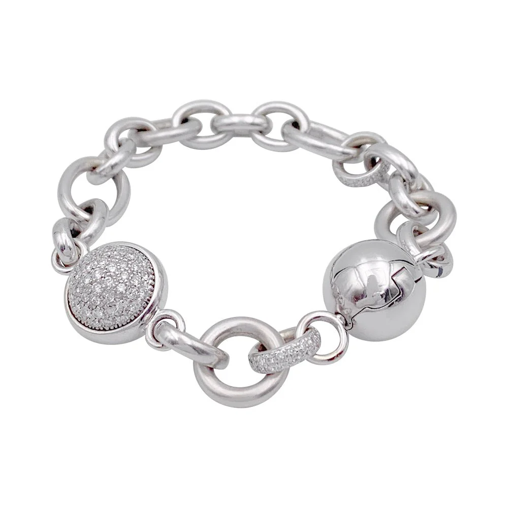 Pomellato bracelet in white gold, diamonds - Image 4