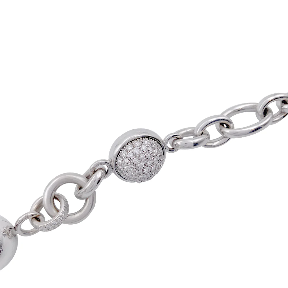 Pomellato bracelet in white gold, diamonds - Image 7