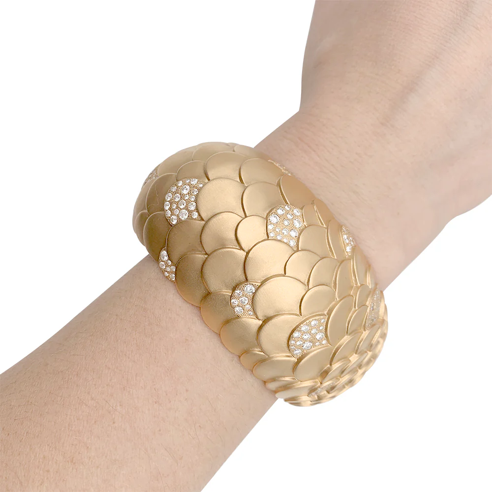 Pomellato bracelet, “Mermaid”, pink gold, diamonds - Image 6