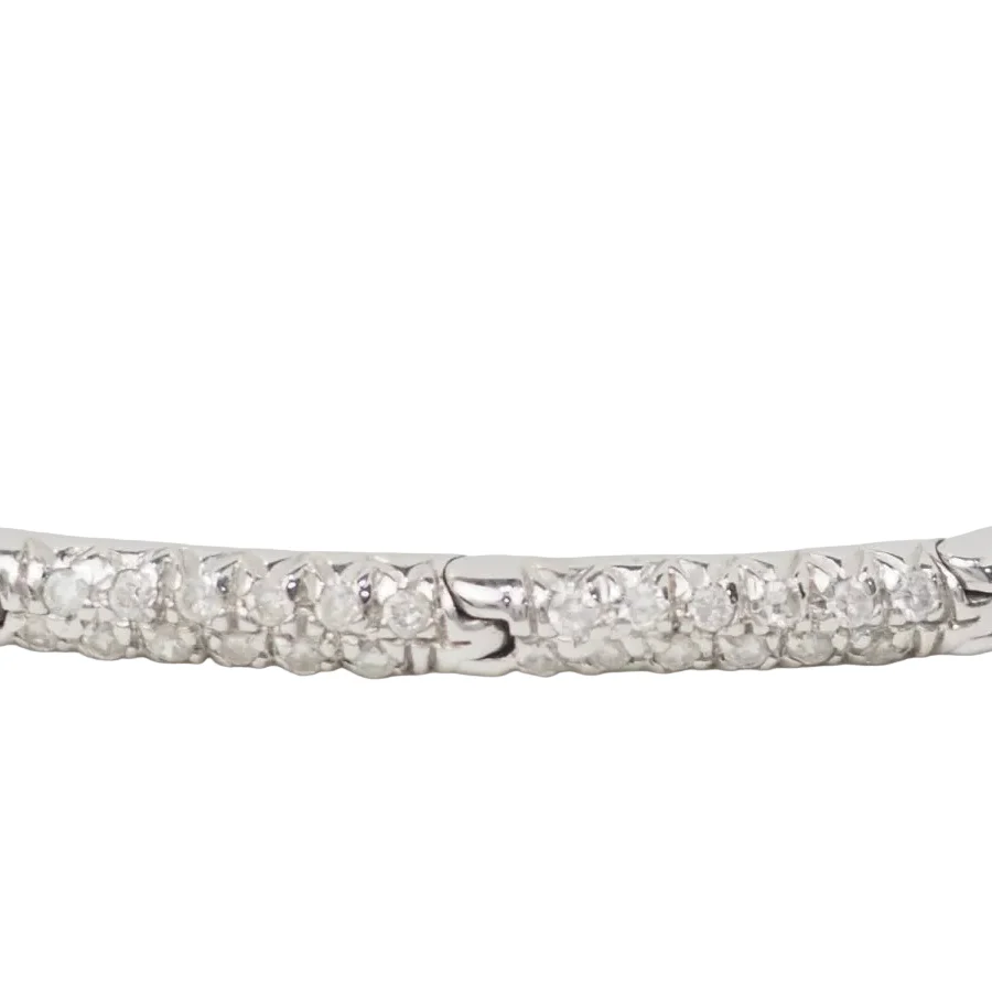 Bracelet Line in white gold and diamonds - Image 4