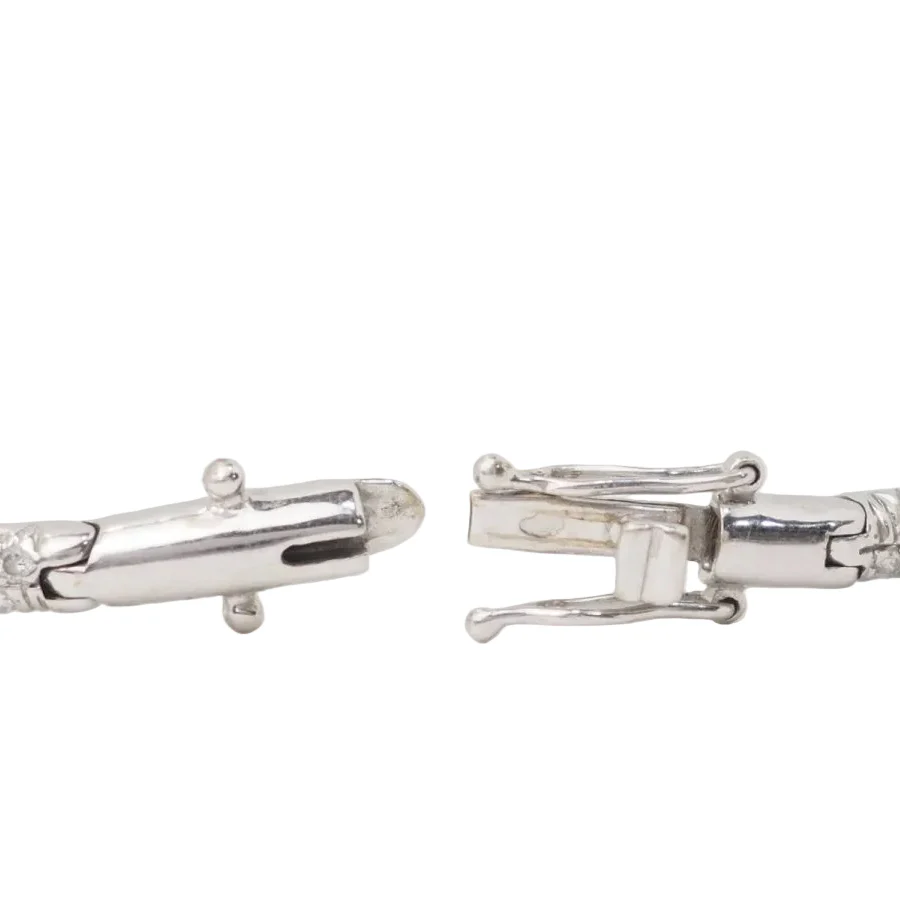 Bracelet Line in white gold and diamonds - Image 5