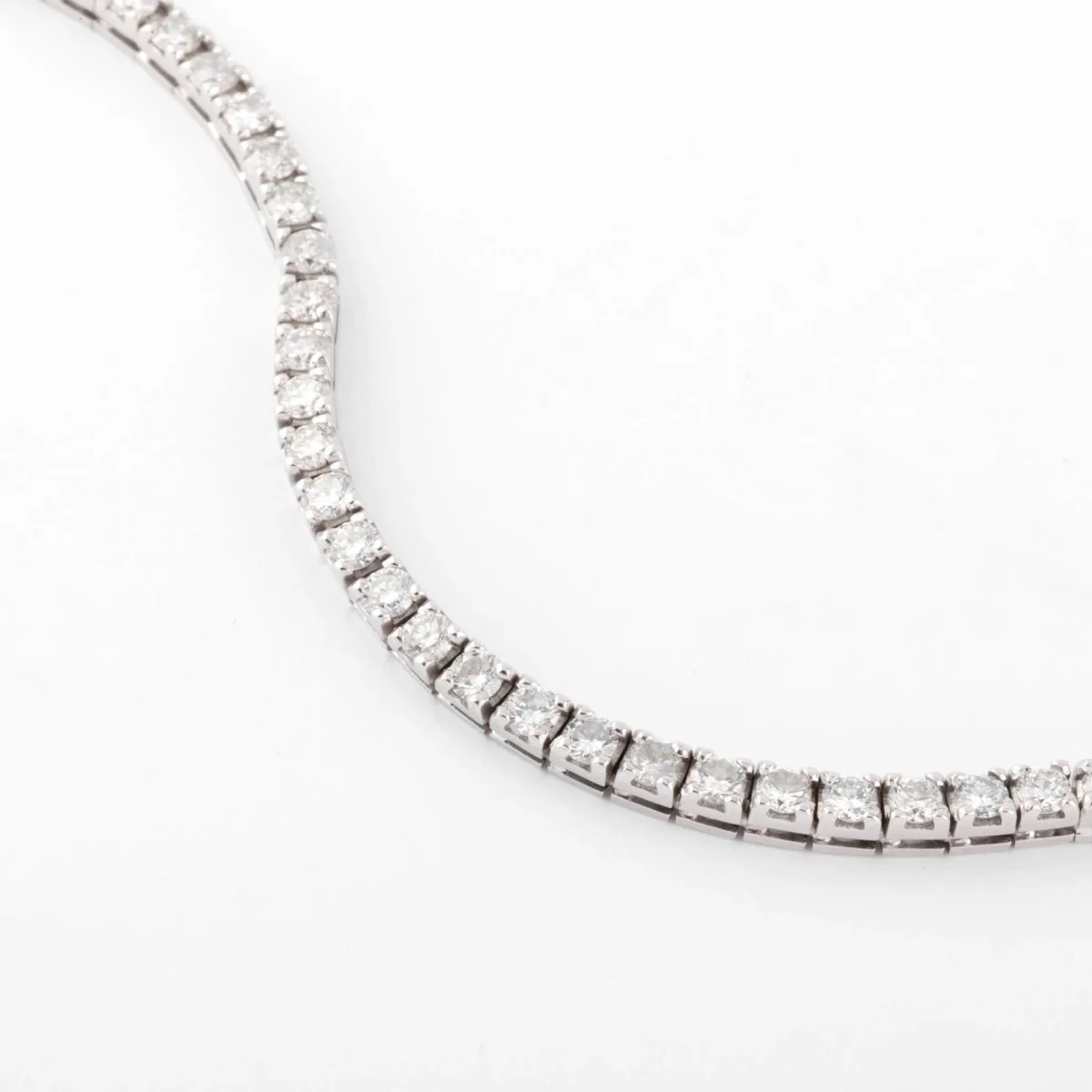 River bracelet in white gold and diamond - Image 4