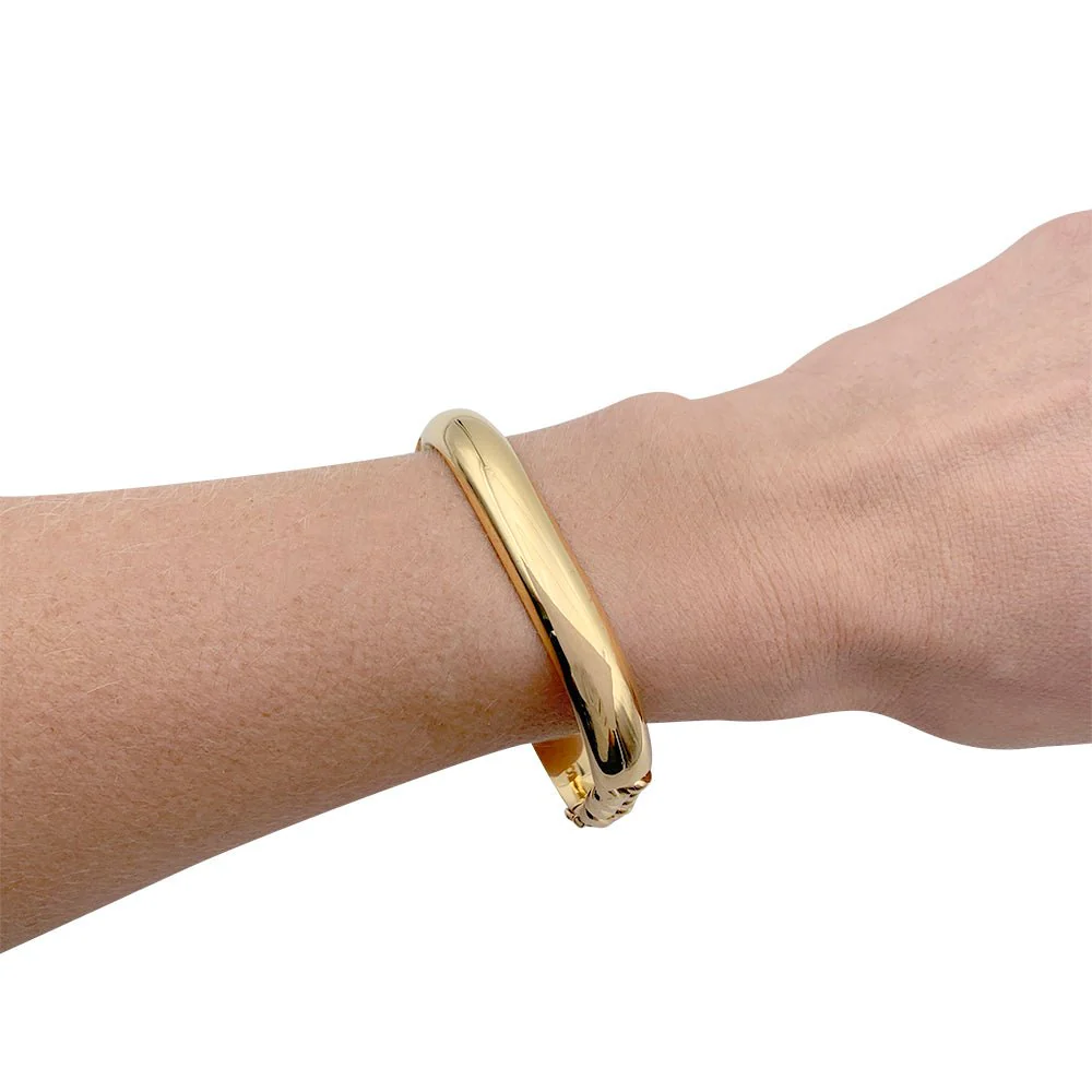 Semi-rigid yellow gold bracelet - Image 5