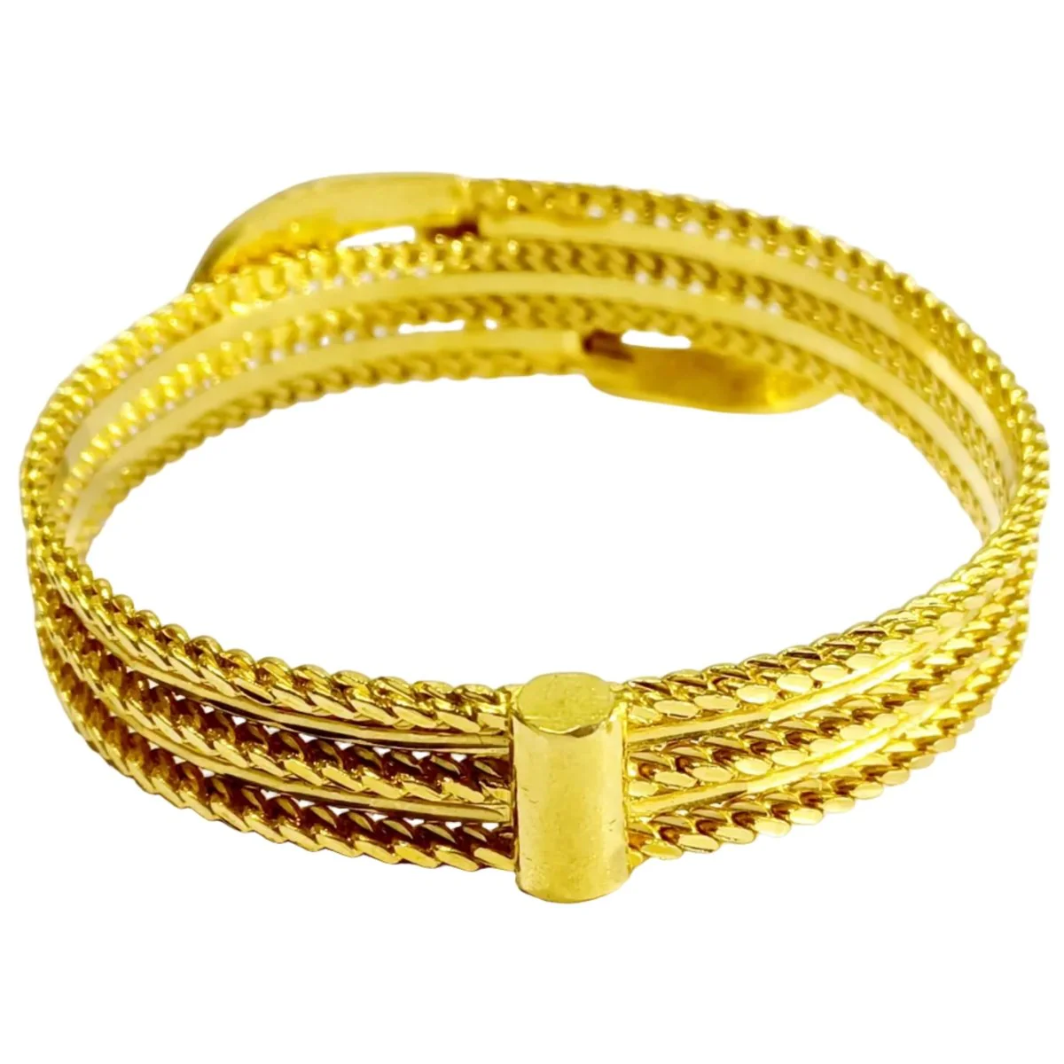 Yellow gold and ruby ​​bracelet - Image 3
