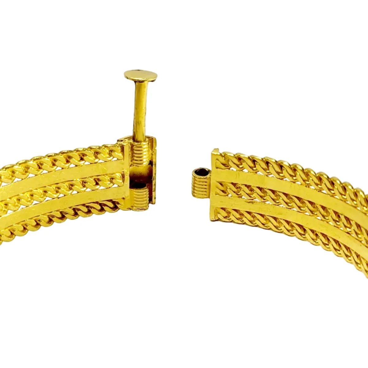 Yellow gold and ruby ​​bracelet - Image 6