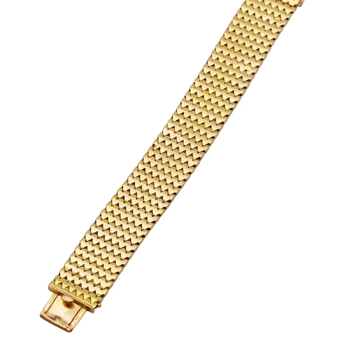 Flexible Bracelet in Yellow gold, Platinum, Ruby and Diamonds - Image 8