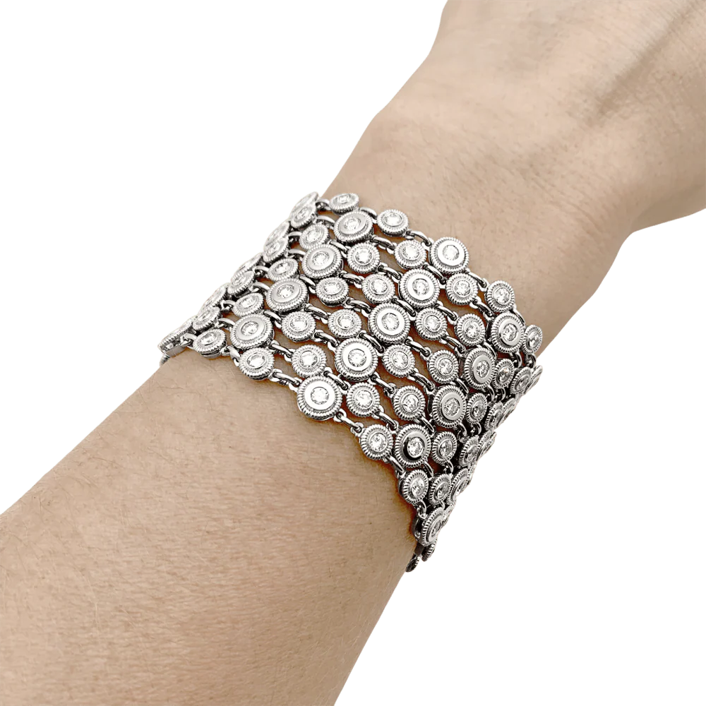 Bracelet Soft in white gold and diamonds. - Image 2