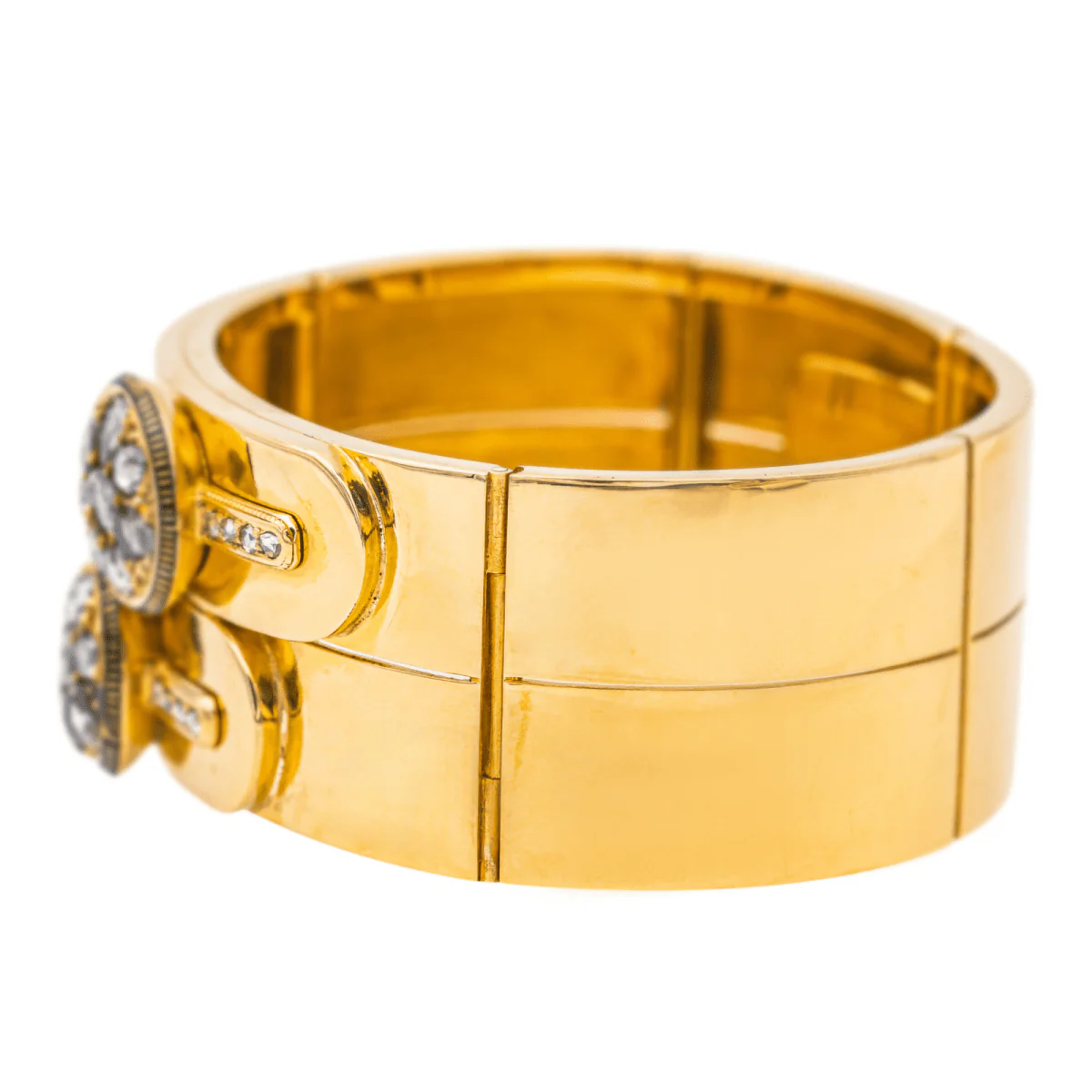 Bracelet Tank in yellow gold and diamonds - Image 3