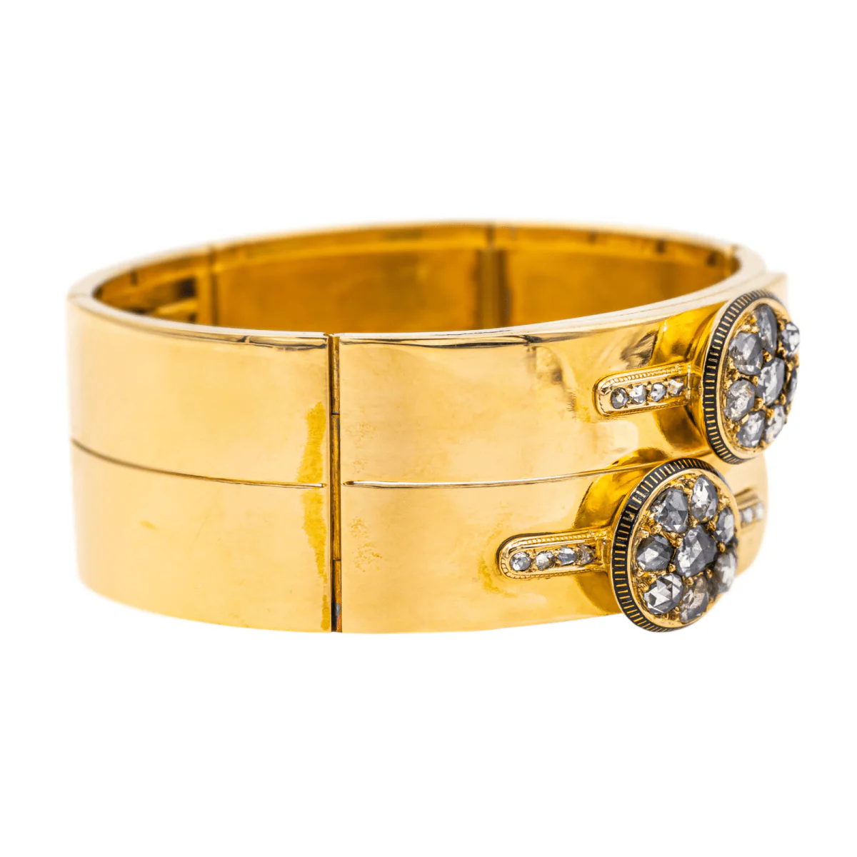 Bracelet Tank in yellow gold and diamonds - Image 6