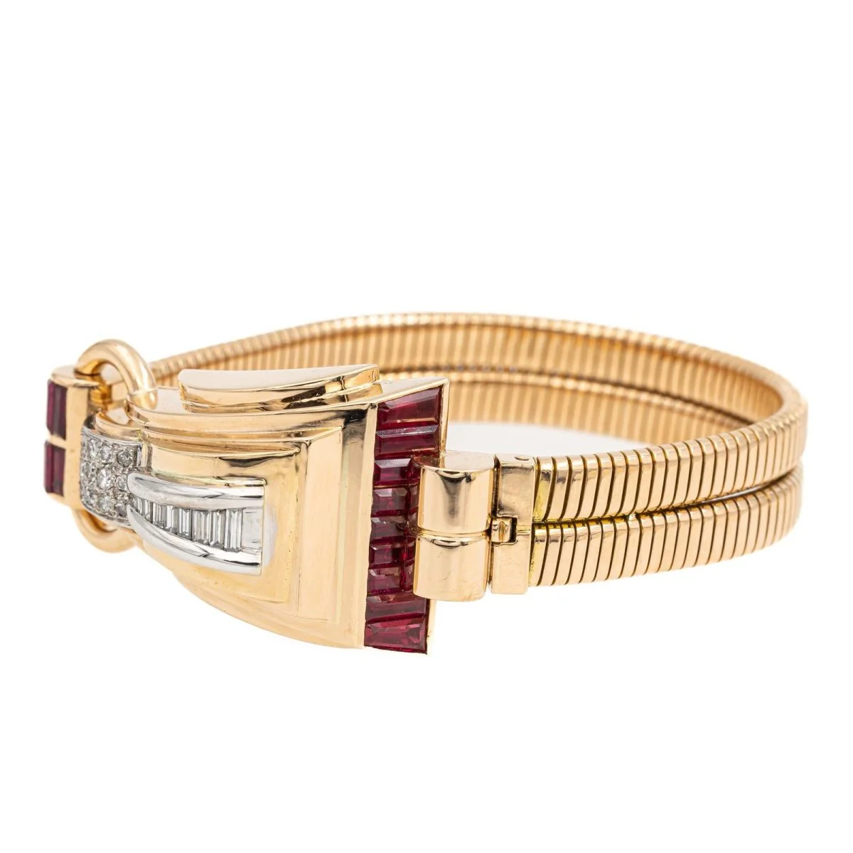Tank Bracelet Rose Gold Diamond - Image 3