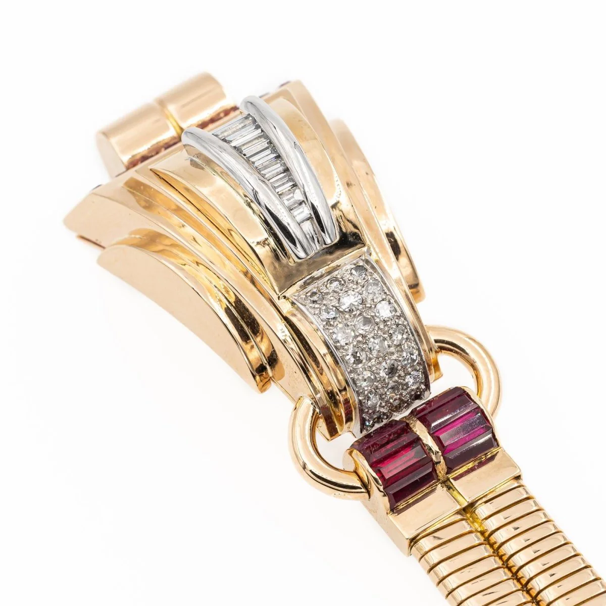 Tank Bracelet Rose Gold Diamond - Image 4