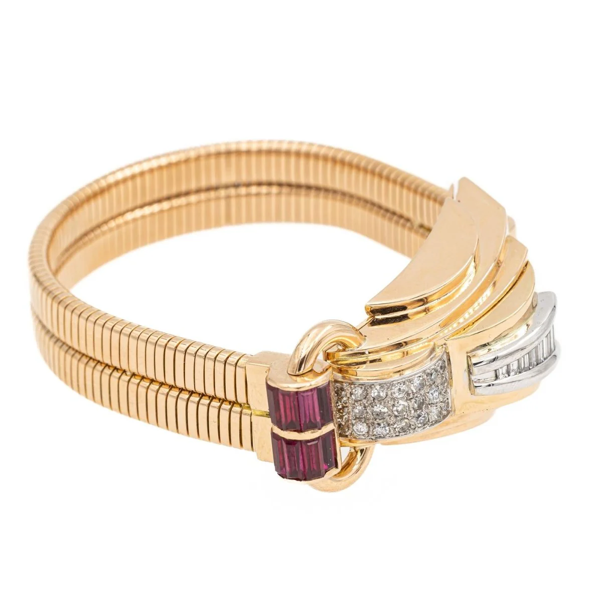 Tank Bracelet Rose Gold Diamond - Image 7