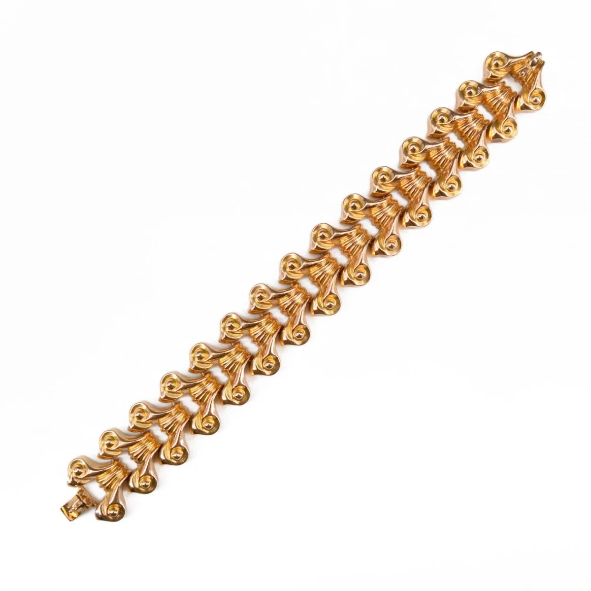 Yellow Gold Tank Bracelet - Image 4