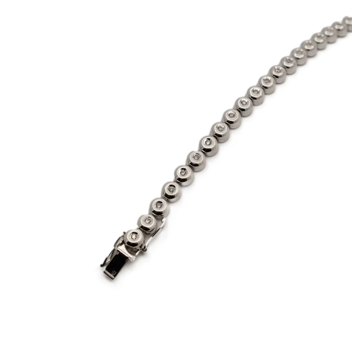 Bracelet Line in white gold and diamonds - Image 2