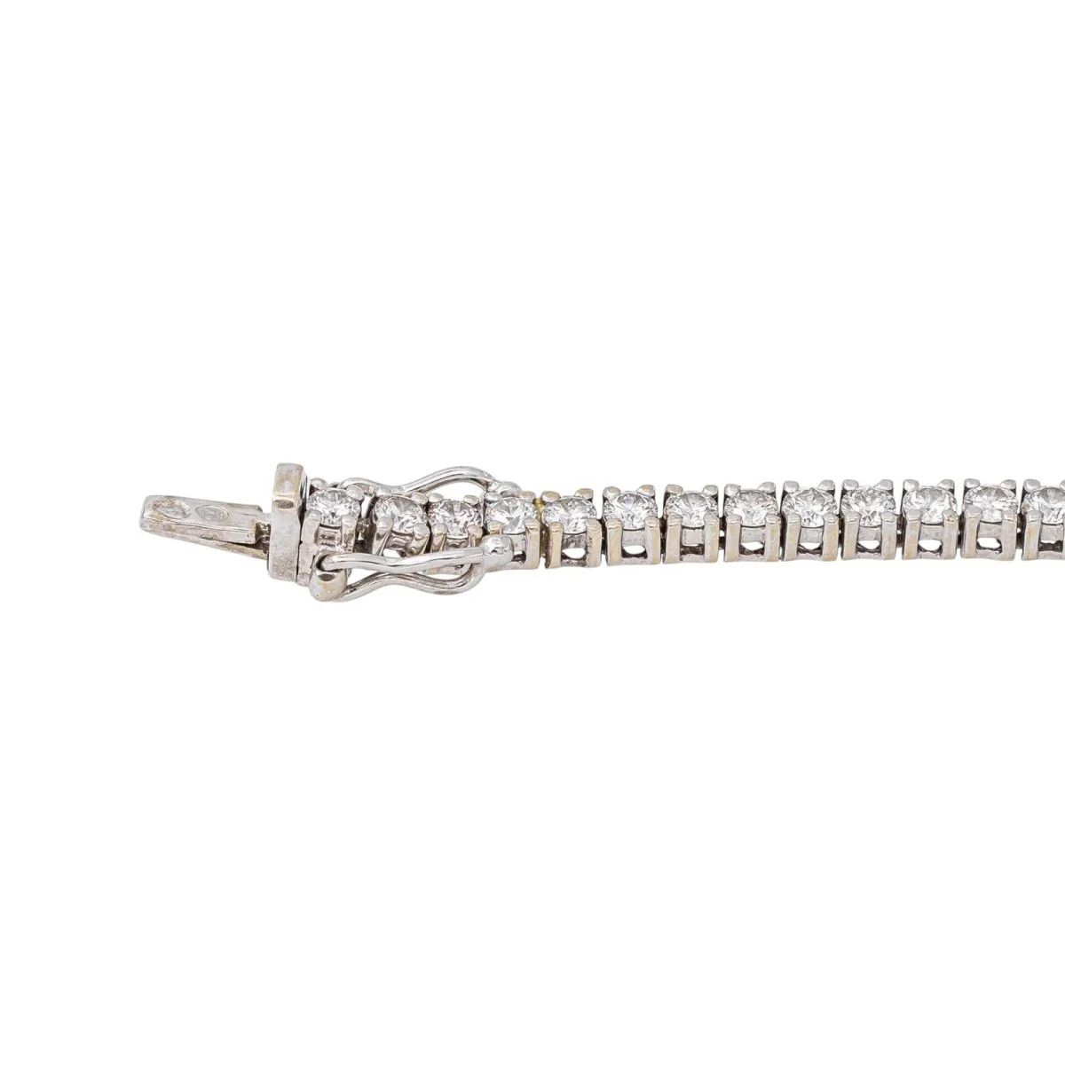 White Gold Diamond Tennis Bracelet - Image 8