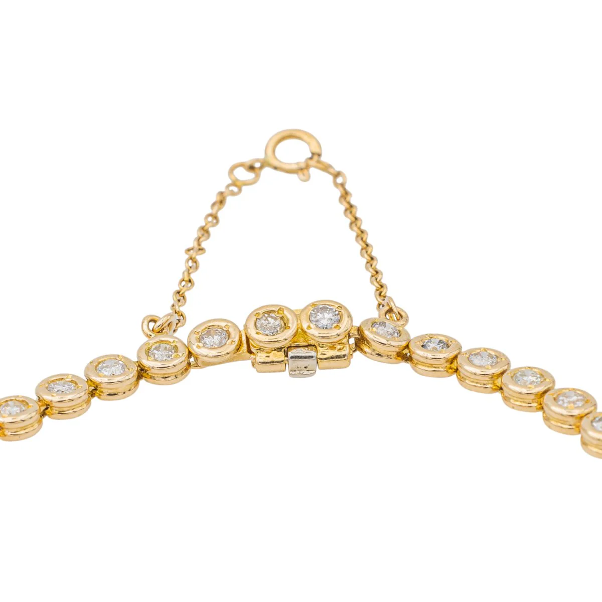 Bracelet Tennis Yellow gold diamond - Image 3