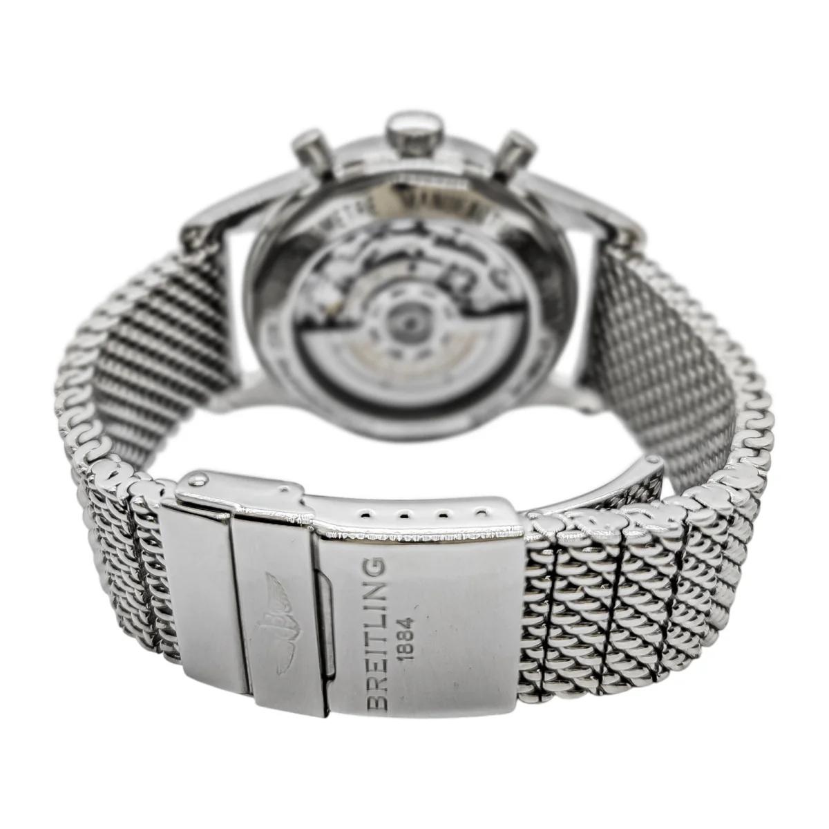 Watch Mechanical BREITLING "Transocean Chronograph" in steel - Image 5