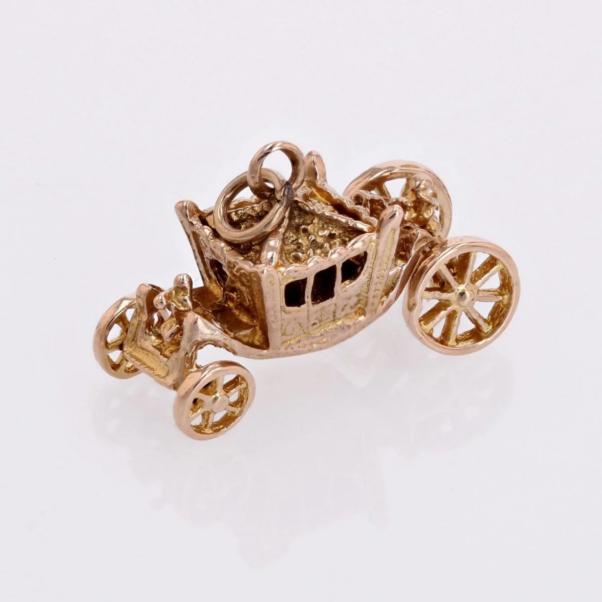 Yellow gold pendant - Image 3