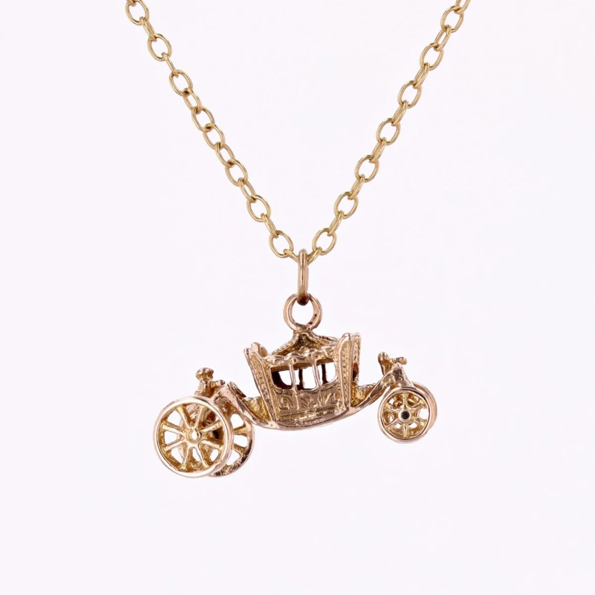 Yellow gold pendant - Image 4